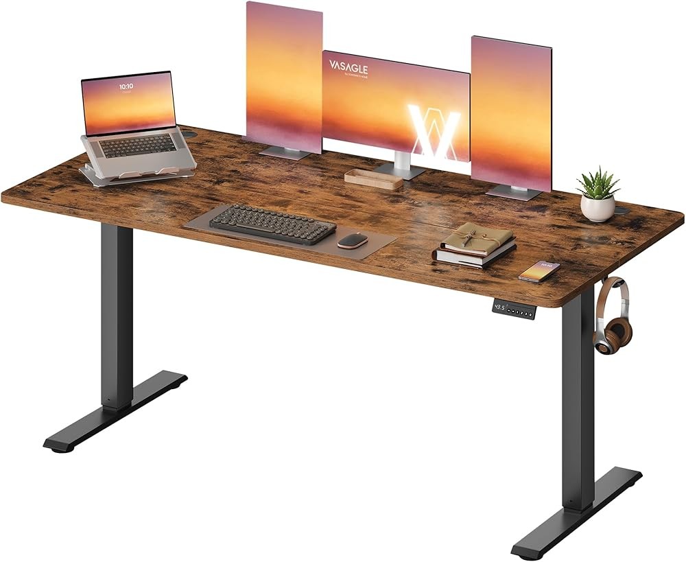 VASAGLE 63 Inch Electric Standing Desk