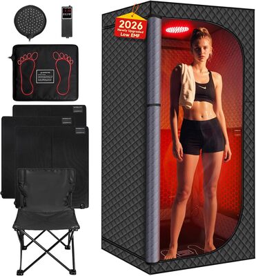MIXC Upgraded Low EMF Infrared Sauna Box